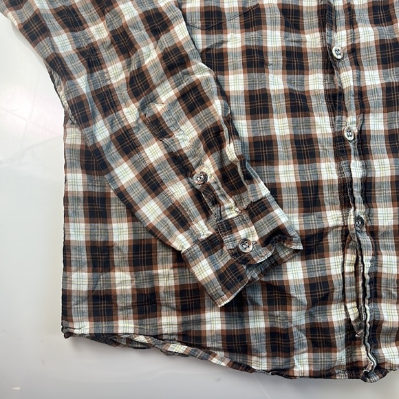 Steven Alan Plaid Button Down Shirt S58-27 - Picture 3 of 5